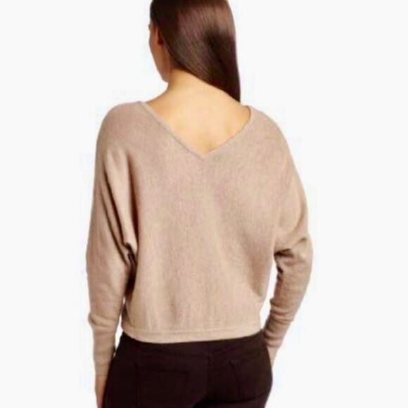 BCBG MaxAzria Wyatt Cashmere Blend Shimmery Sweater Sz S - Picture 4 of 8